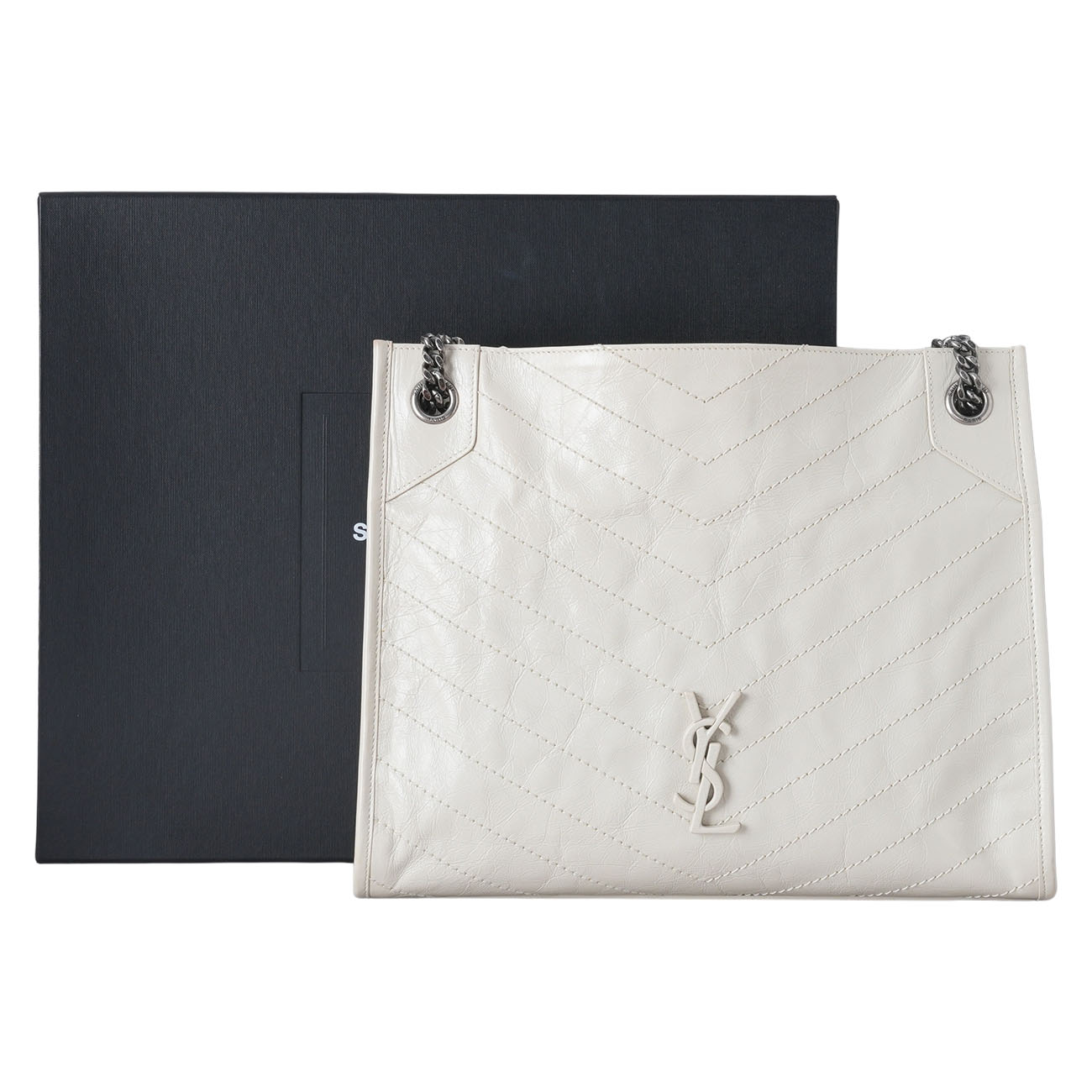 YVES SAINT LAURENT(USED)생로랑 577999 니키 쇼퍼백 미듐